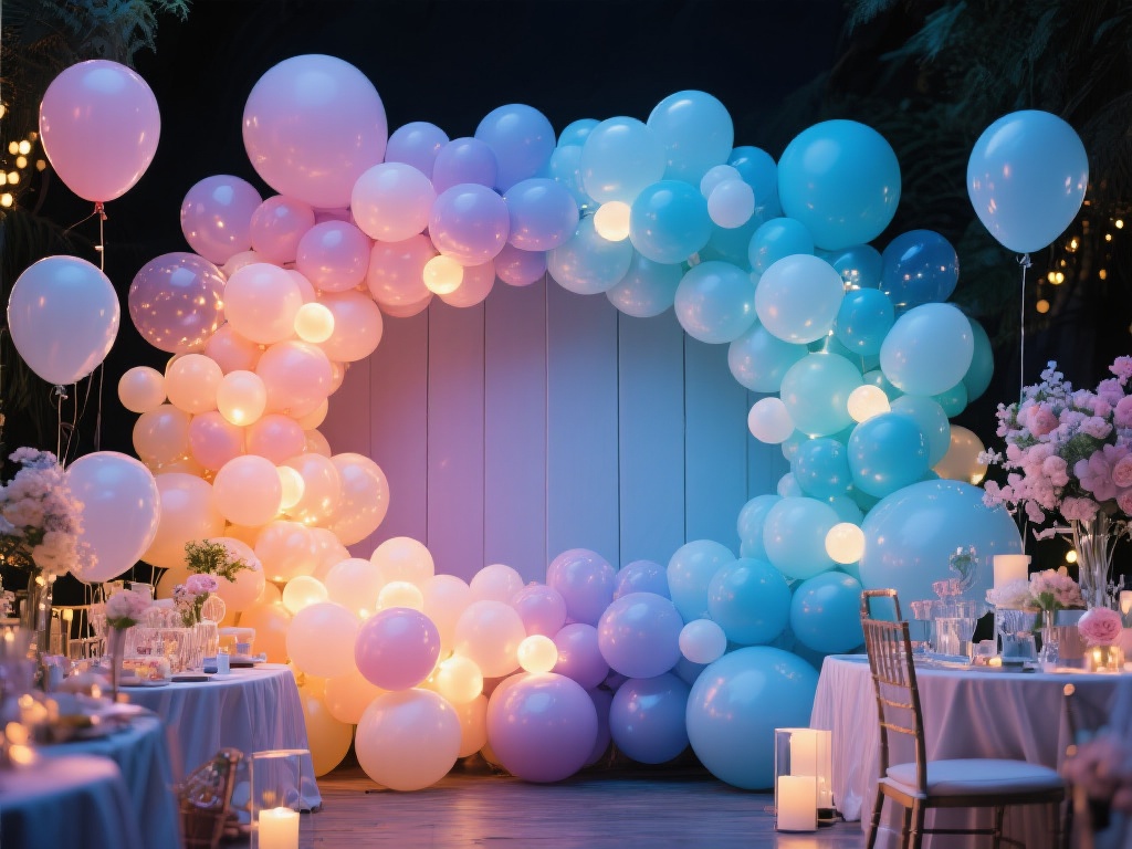 气球早已成为派对装饰界的必备选项，以它独有的灵动性