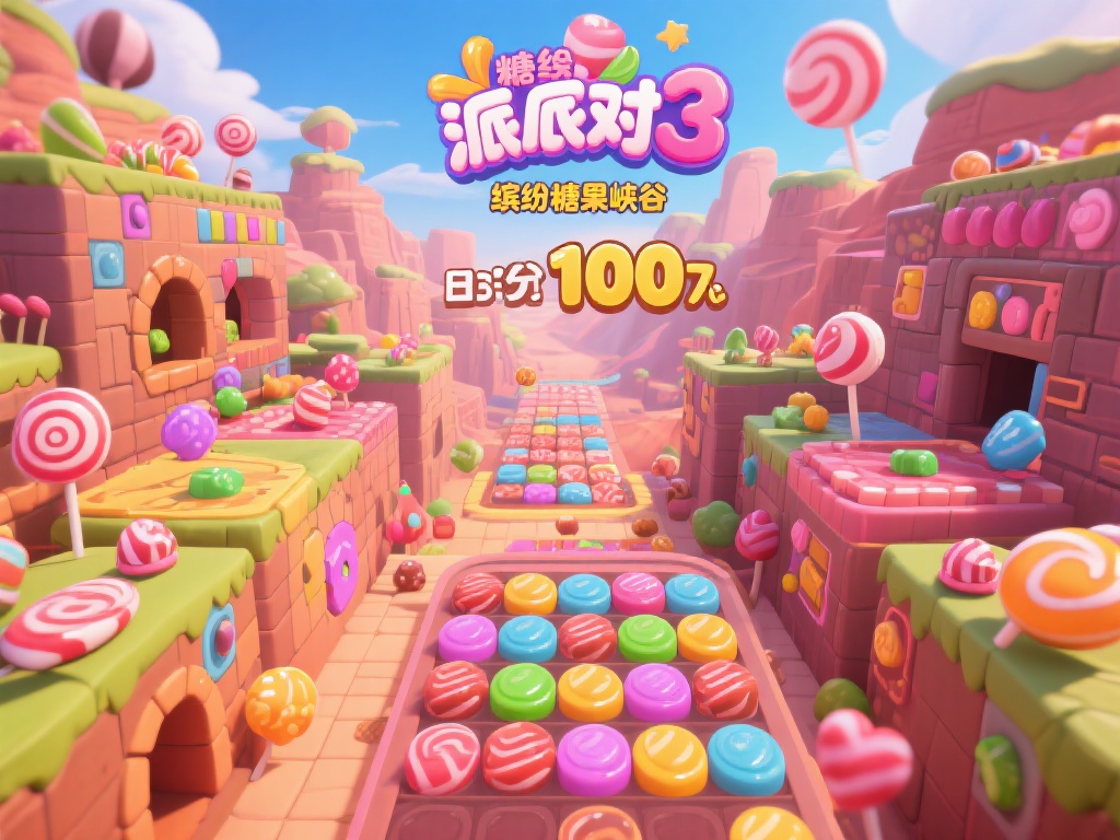 糖果派对3：沉浸在甜美梦幻冒险的乐园 