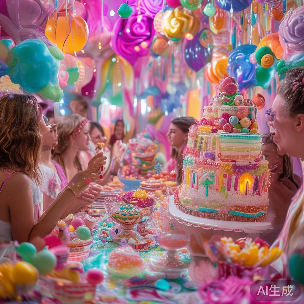 “甜蜜糖果派对”，顾名思义，是以“糖果”和“甜蜜”