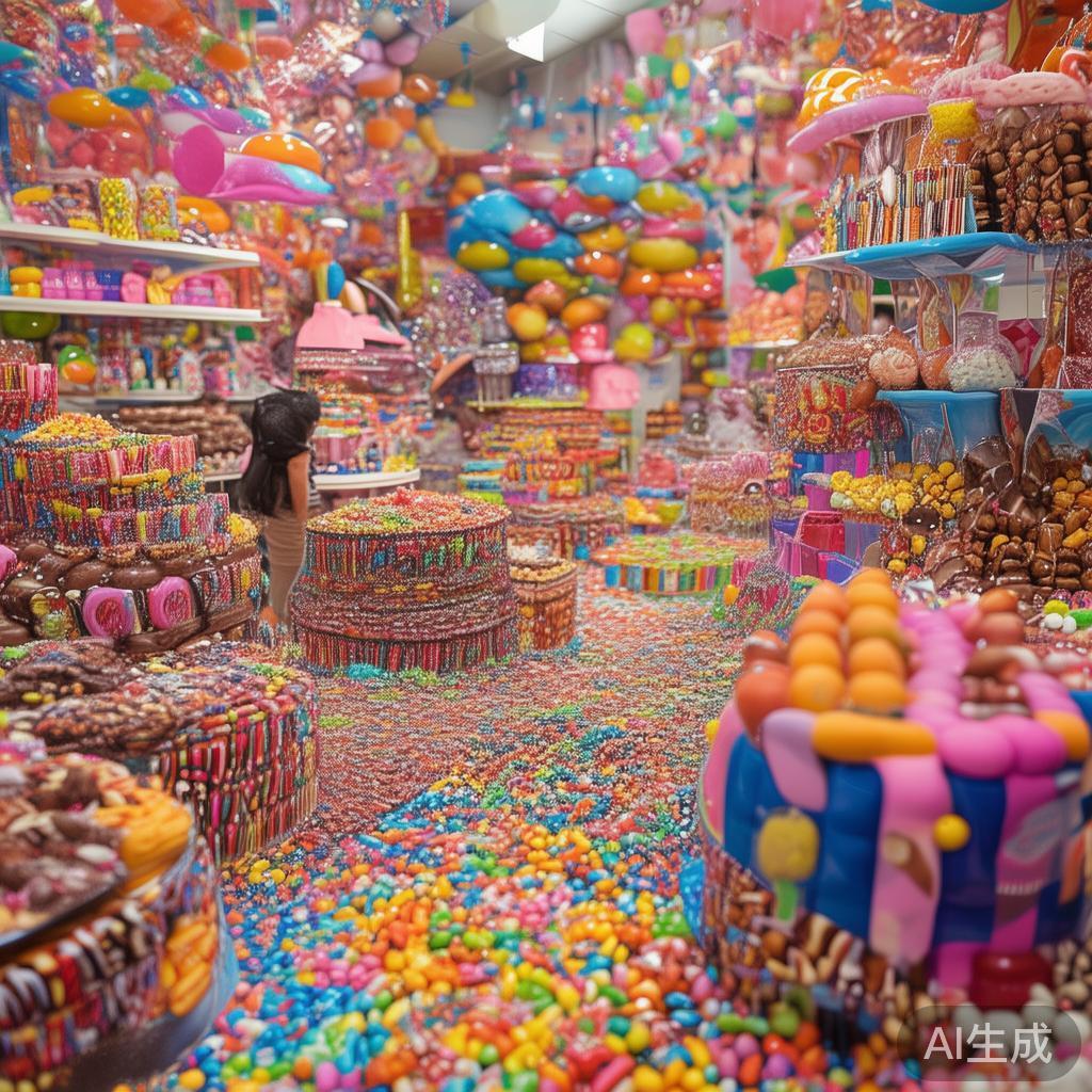 糖果派对爆糖果：甜蜜盛宴尽情享受缤纷美味佳作 