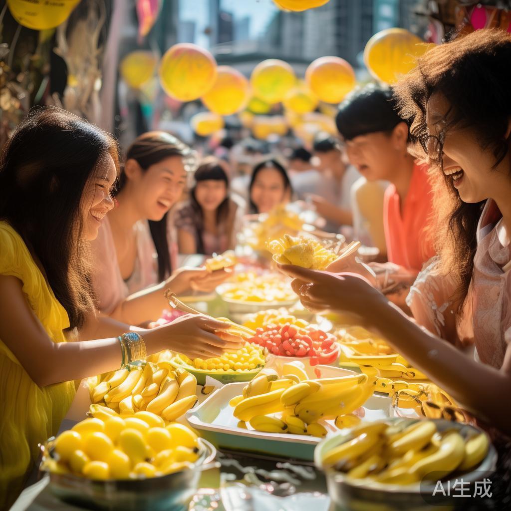 甜蜜香蕉糖果派对尽情欢乐,轻松享受无限美味时光 在忙碌的生活节奏中,寻找一份甜蜜而轻松的时光成为许