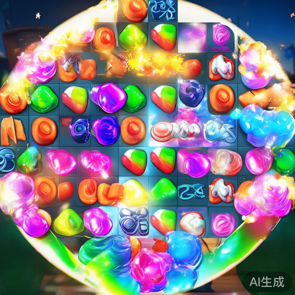 糖果派对连线技巧全攻略:轻松赢得大奖的方法解析 游戏中设有特殊的糖果,比如彩虹糖或爆炸糖,合理安排