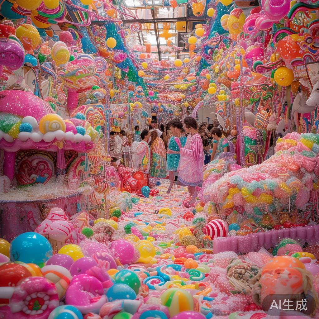 活动主题解析
本次"糖果派对88"围绕“甜蜜狂欢